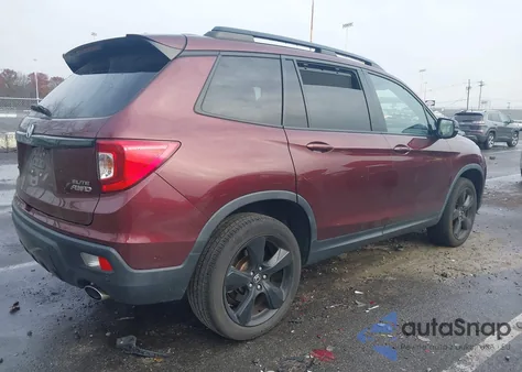 2020 Honda Passport Awd Elite из США, поврежденный, VIN 5FNYF8H09LB016059